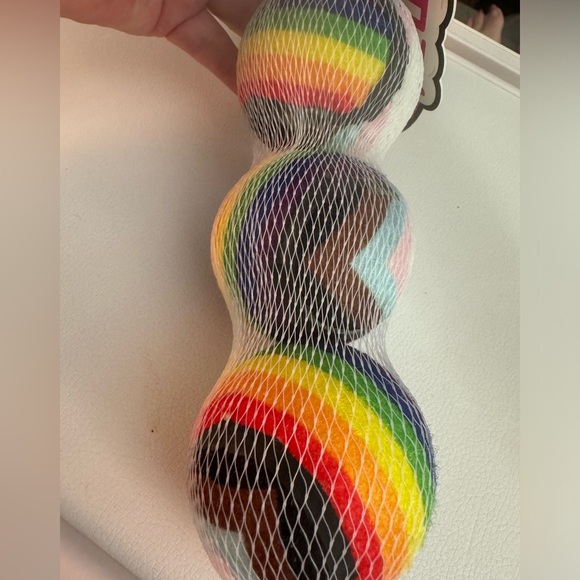 Bark Fetch is Fetch rainbow/pride balls - Picture 4 of 5